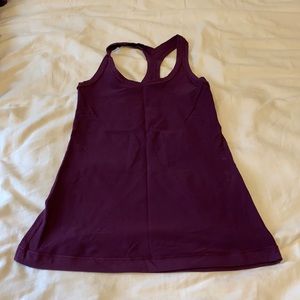 Lululemon Cool Racerback Tank Size 4 purple